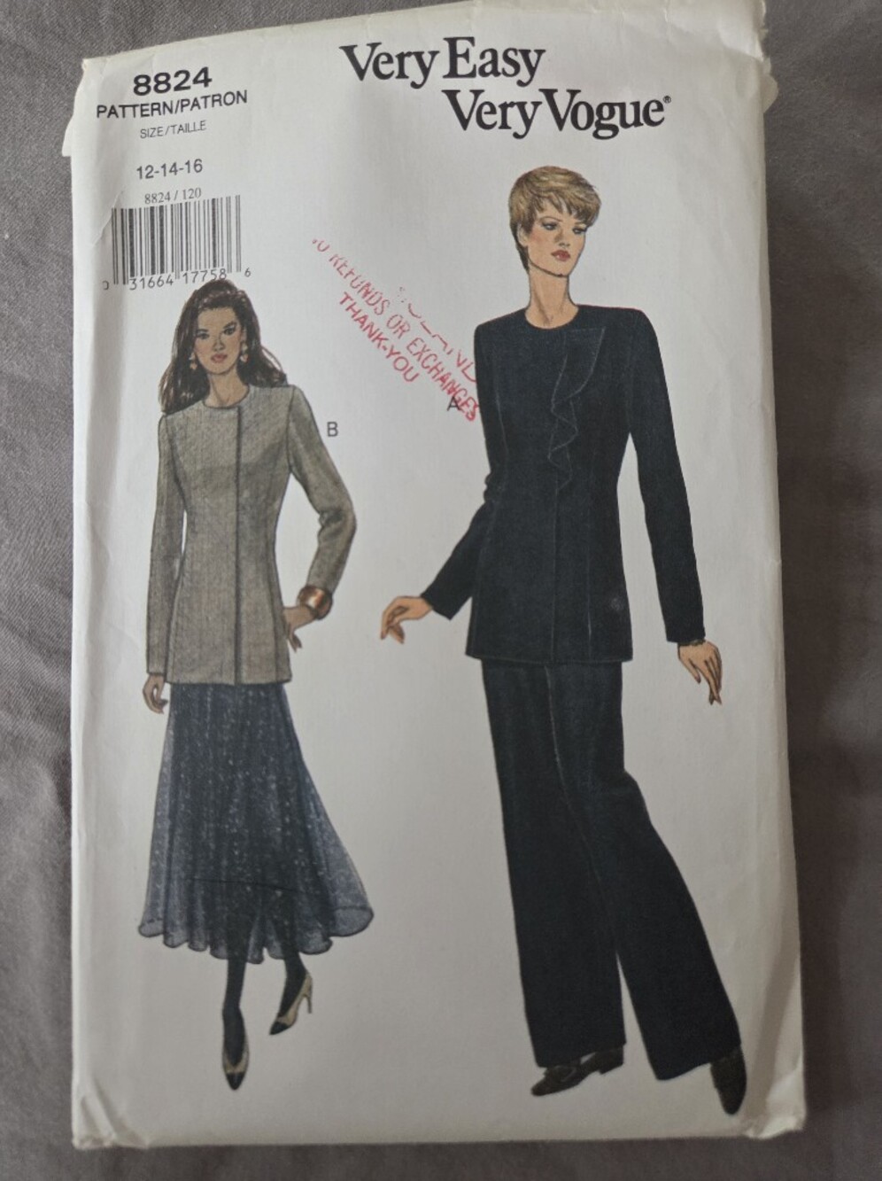 Vogue 8936 Sewing Pattern